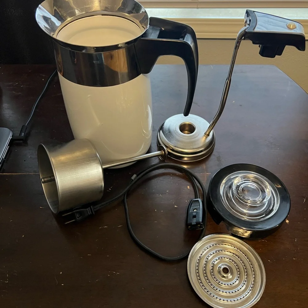 Corningware 10 Cup Electric Percolator Coffee Pot Maker - Picture 2 of 14